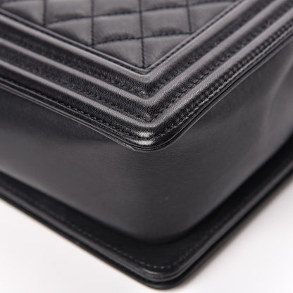 Chanel Calfskin Quilted New Medium Boy Flap Black 13 of 16