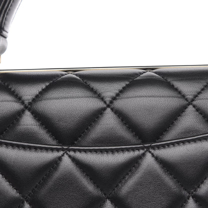 Chanel Lambskin Quilted Small Trendy CC Dual Handle Flap Bag Black 13 of 14