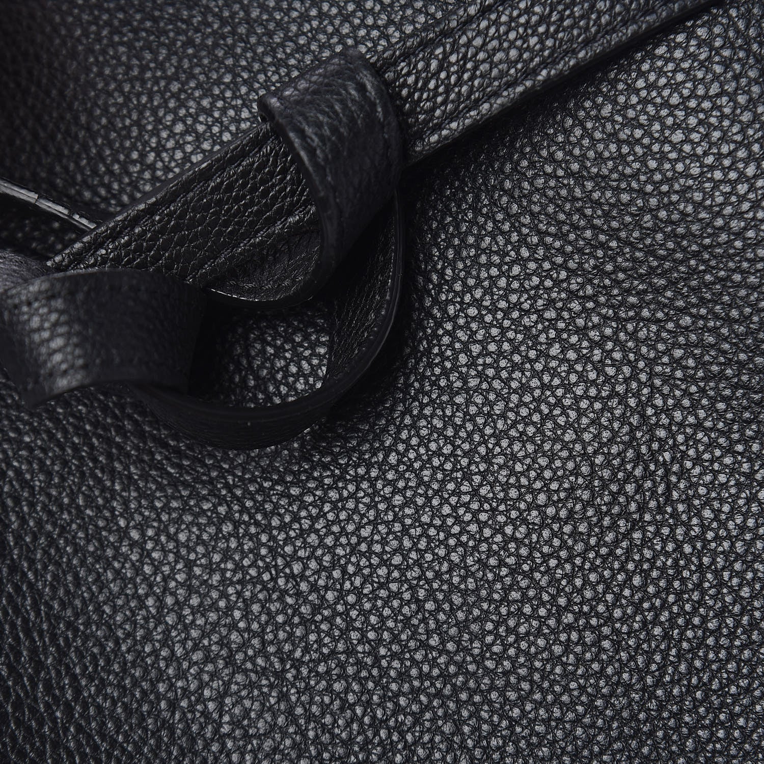 Celine Soft Grained Calfskin Medium Belt Cabas Phantom Black 13 of 13