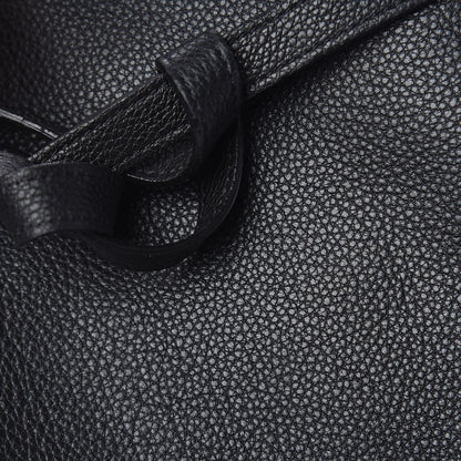 Celine Soft Grained Calfskin Medium Belt Cabas Phantom Black 13 of 13