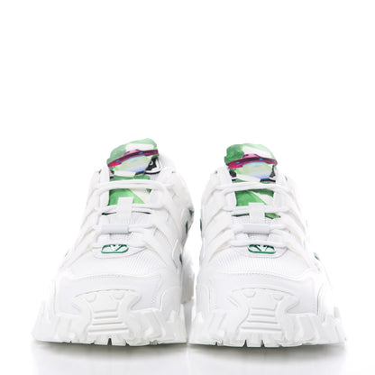 Valentino Garavani X UNDERCOVER Calfskin Mens Climbers Sneakers 40 White Smeraldo 2 of 9