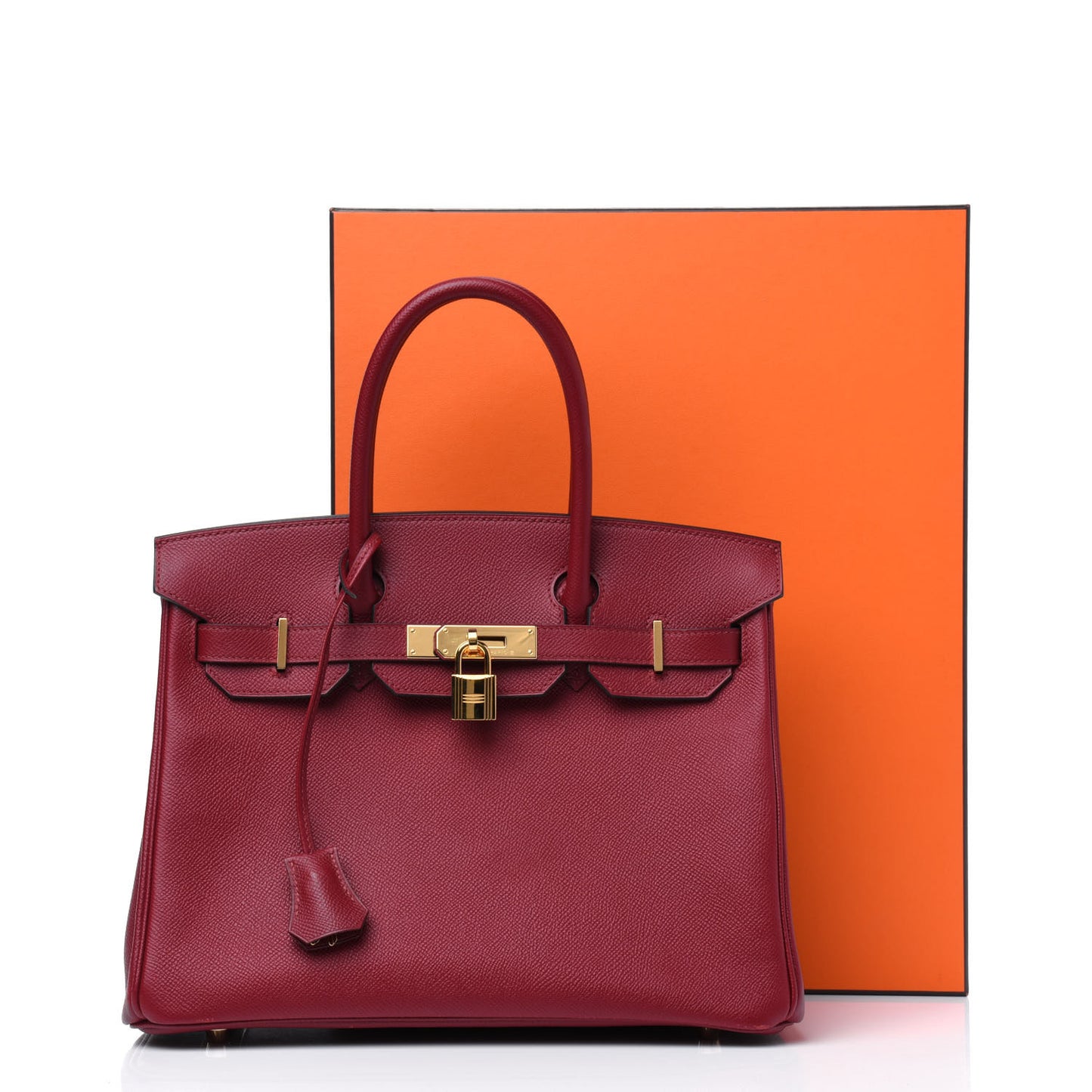 Epsom Birkin 30 Rouge Grenat