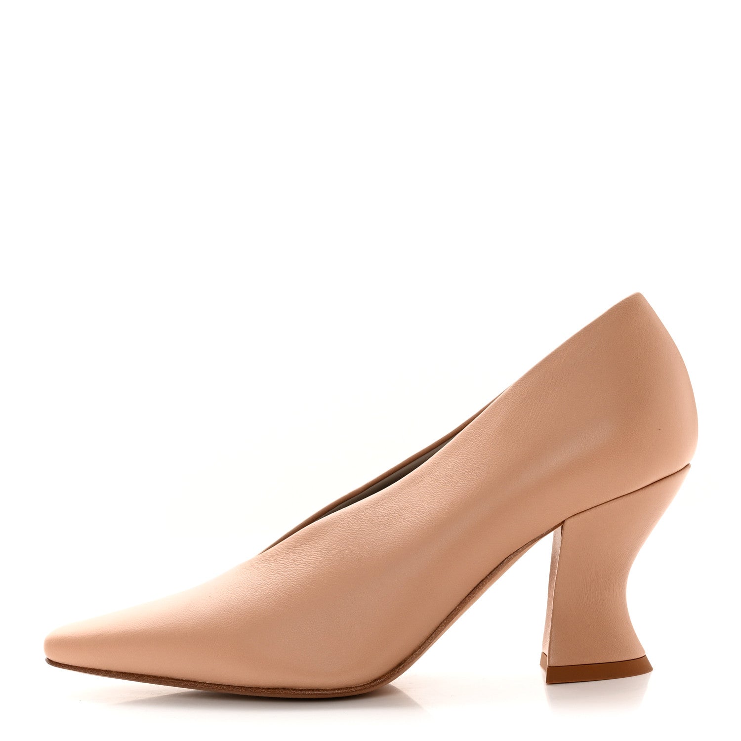 Bottega Veneta Nappa Almond Pumps 35 Nude 1 of 15