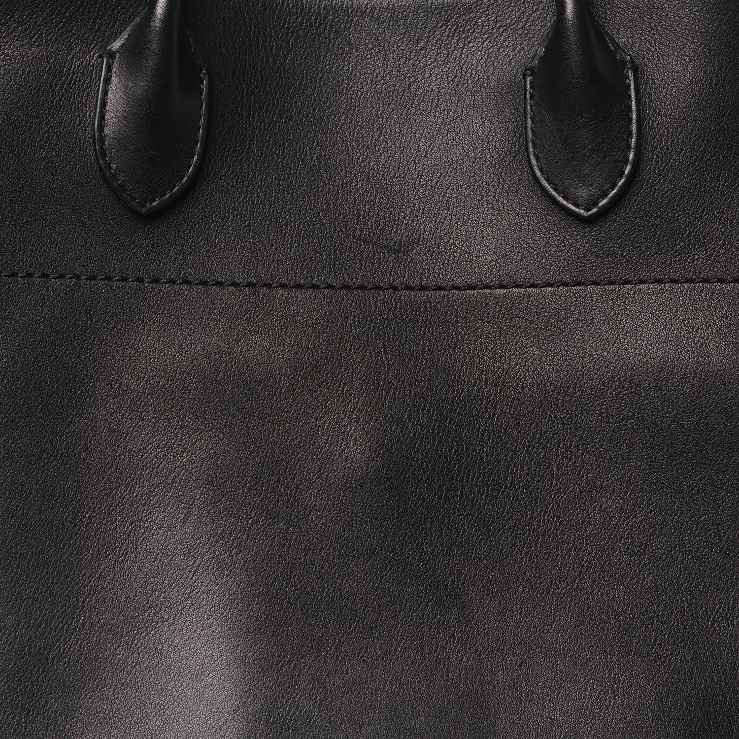 The Row Polished Saddle Calfskin Soft Margaux 15 Black 7 of 9