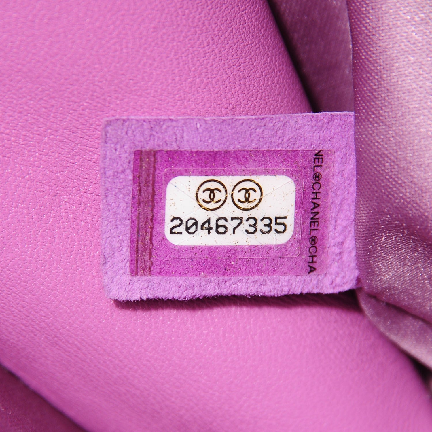 Chanel Patent Quilted Small Pocket Box Camera Case Purple 6 of 7