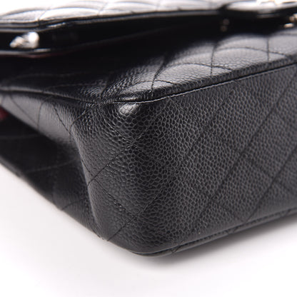 Chanel Caviar Quilted Medium Double Flap Black 6 of 15