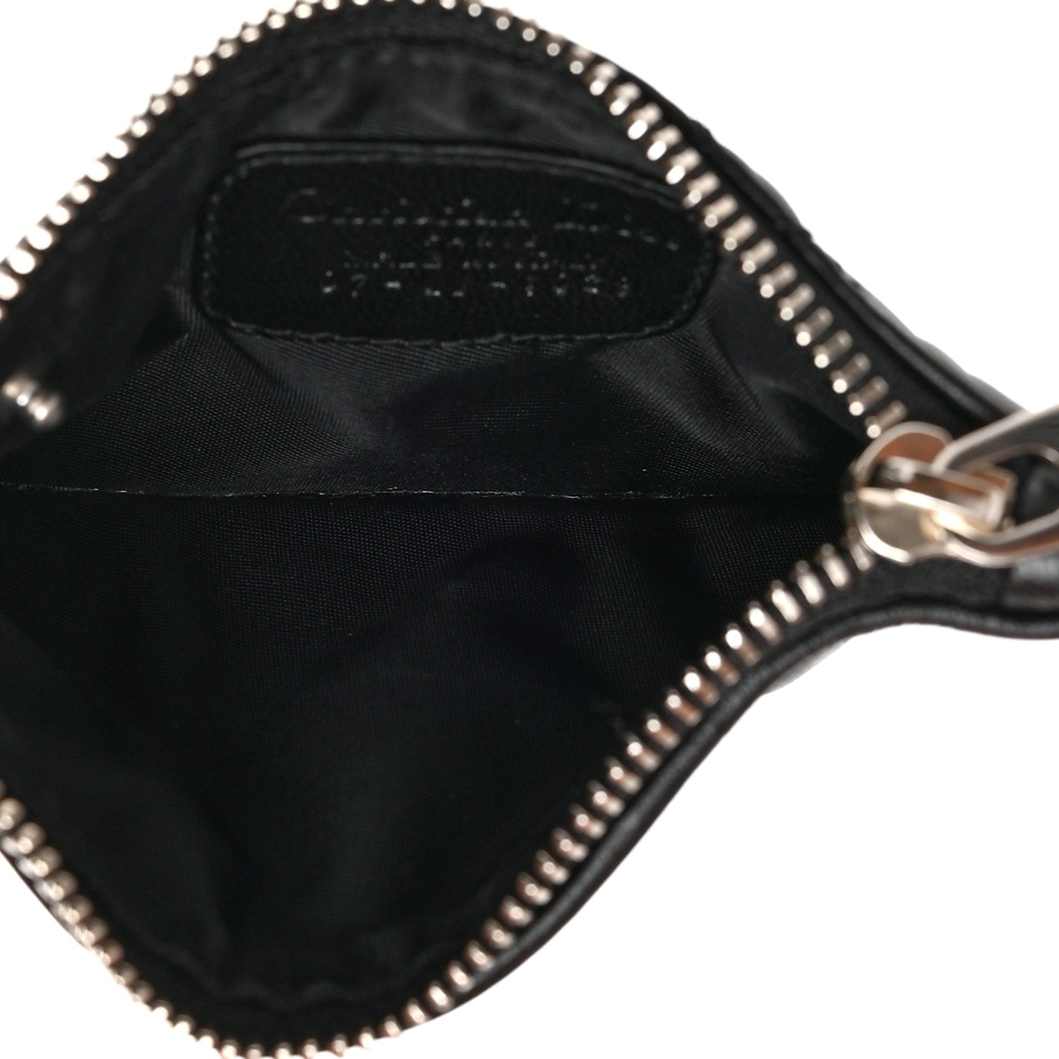 Christian Dior Lambskin Cannage Lady Dior Key Pouch Black 5 of 8