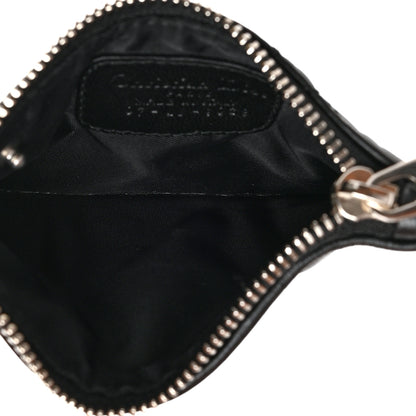 Christian Dior Lambskin Cannage Lady Dior Key Pouch Black 5 of 8