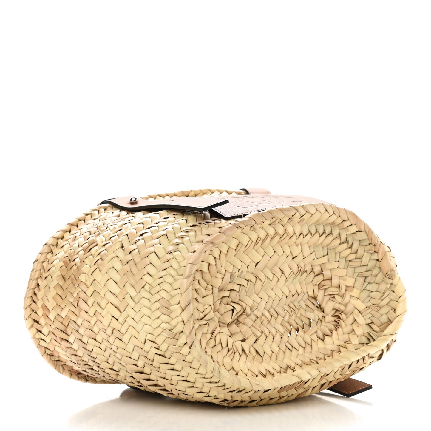 Raffia Small Basket Tote Bag Natural Tan