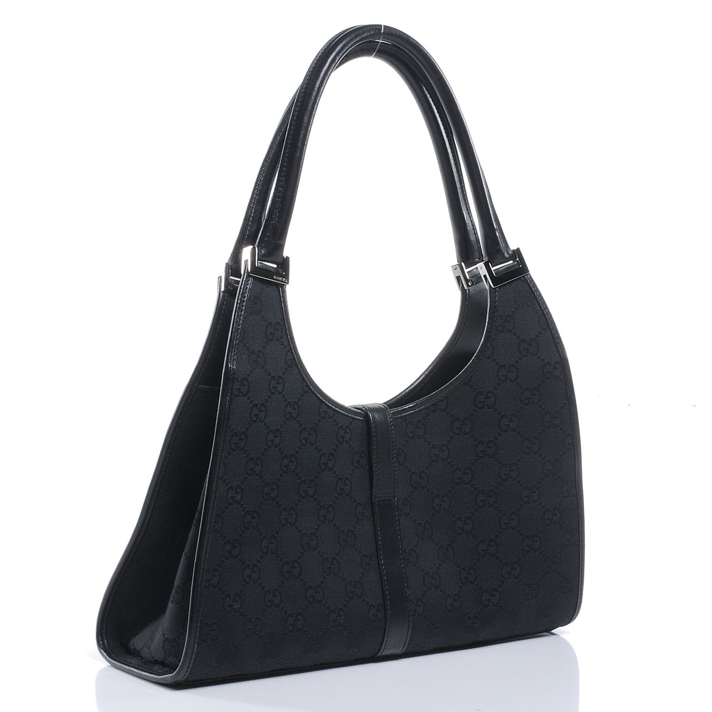 Monogram Small Bardot Black