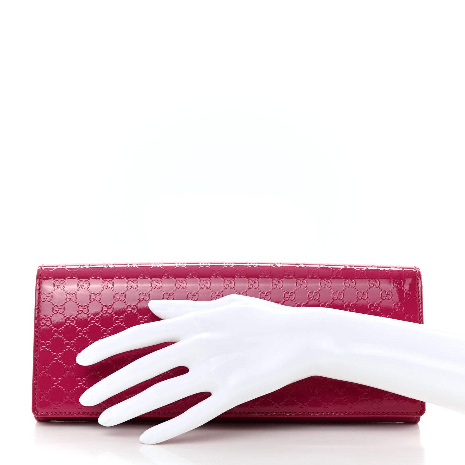 Gucci Patent Microguccissima Small Broadway Clutch Peonia Flower 2 of 8