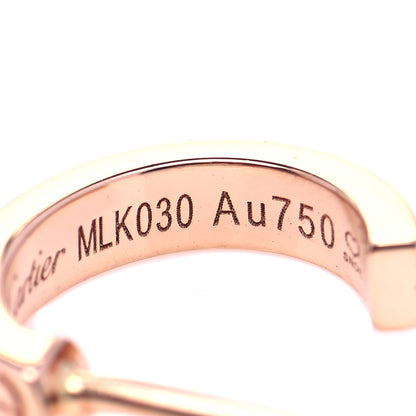 Cartier 18K Pink Gold Small LOVE Hoop Earrings 6 of 8
