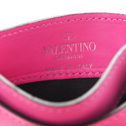 Valentino Garavani Calfskin VLTN Card Holder Pink 6 of 7