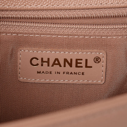 Chanel Caviar Quilted New Medium Boy Flap Beige 6 of 13