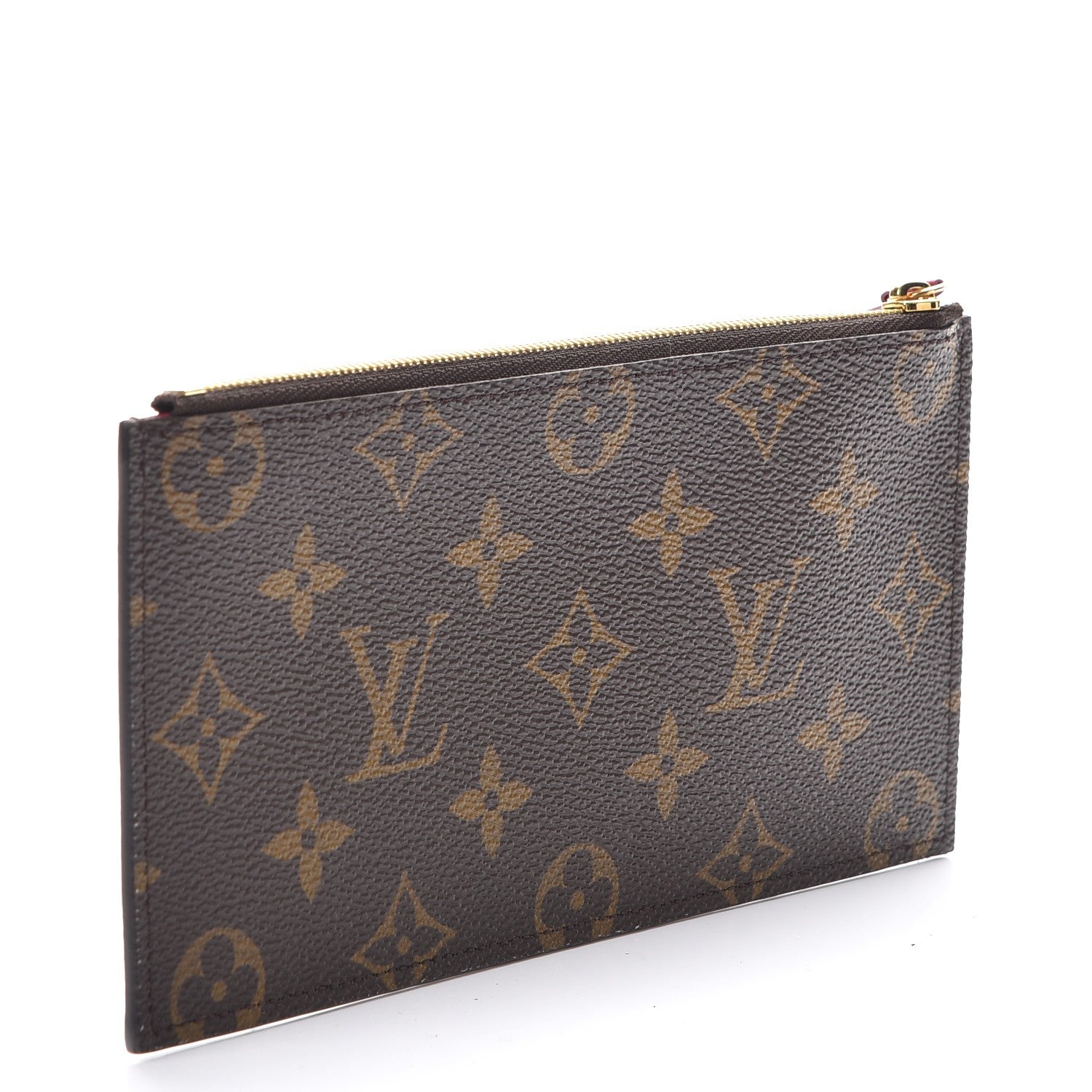 Louis Vuitton Monogram Felicie Chain Wallet Zippered Insert Fuchsia 3 of 6