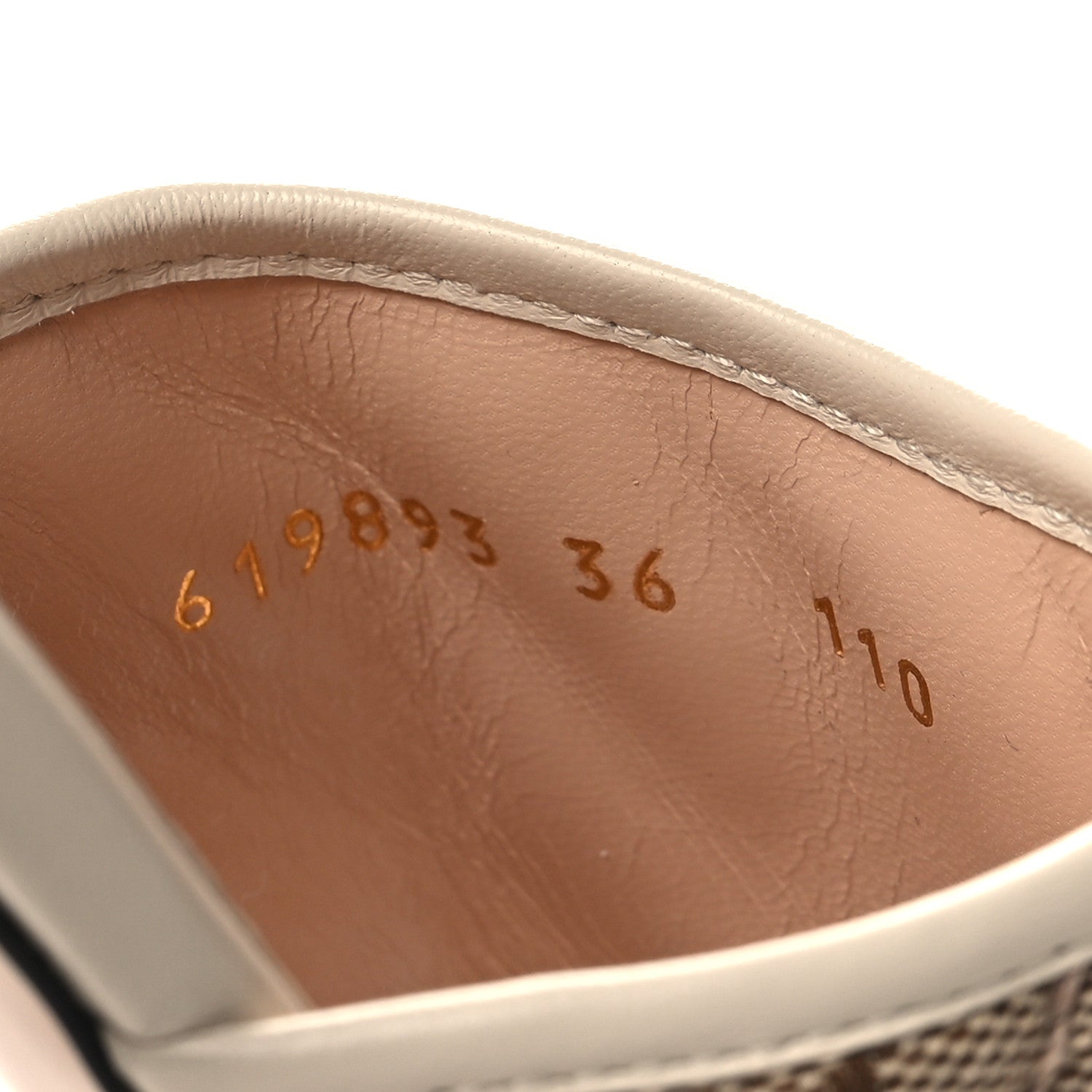Gucci Monogram Matelasse Diagonal GG Marmont Flat Slide Sandals 36 Beige Ebony Mystic White 6 of 9