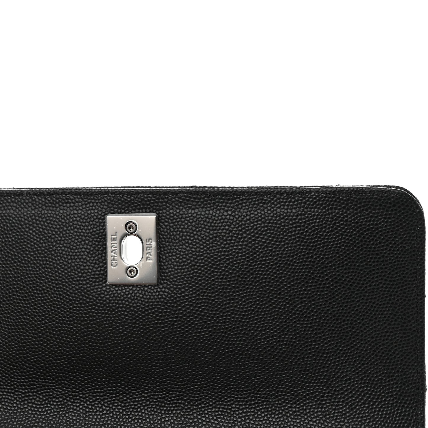 Caviar Chevron Quilted Mini Coco Handle Flap Black