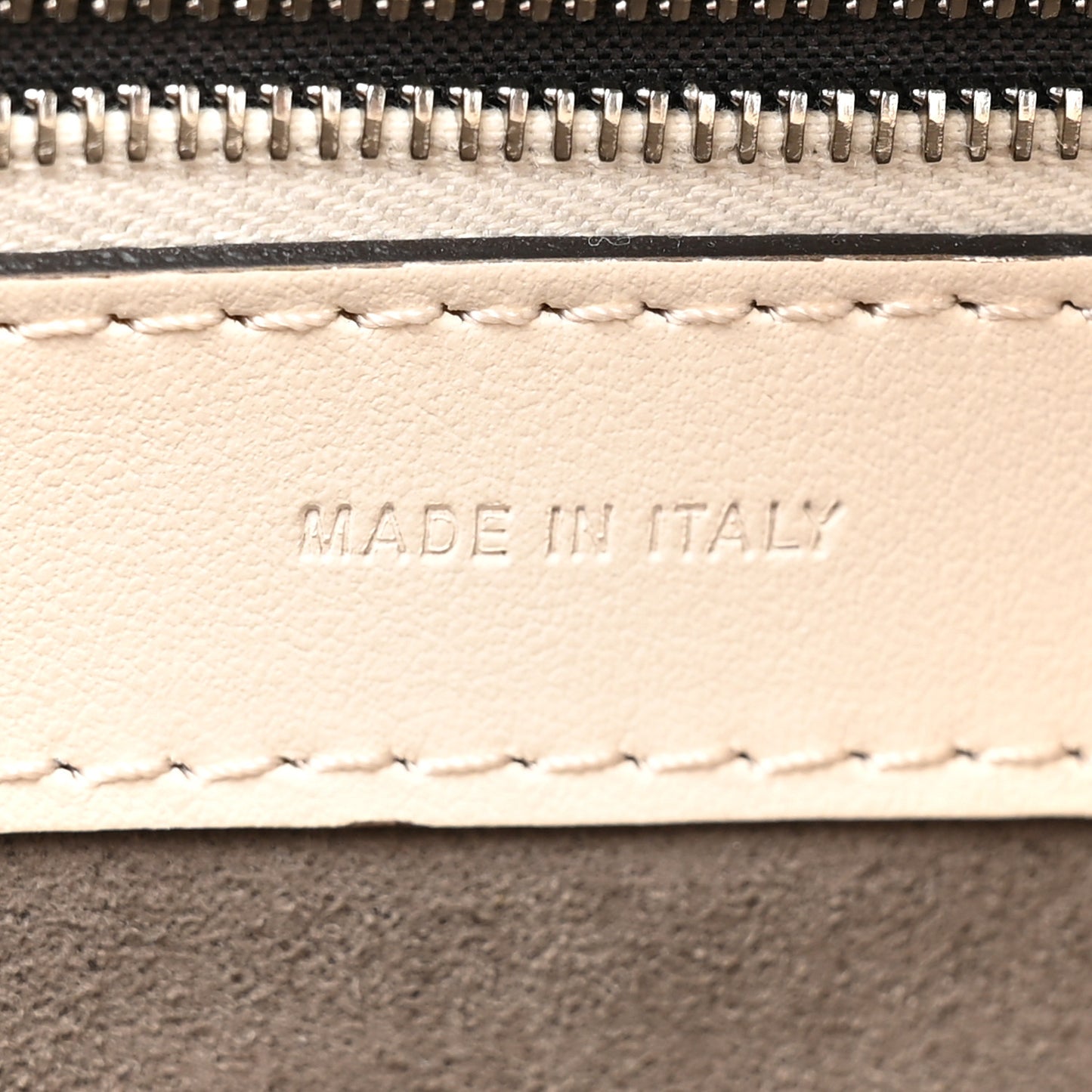 Vitello Century F is Whipstitch Bi-Color Regular Runaway Satchel Camelia Orzo Multicolor