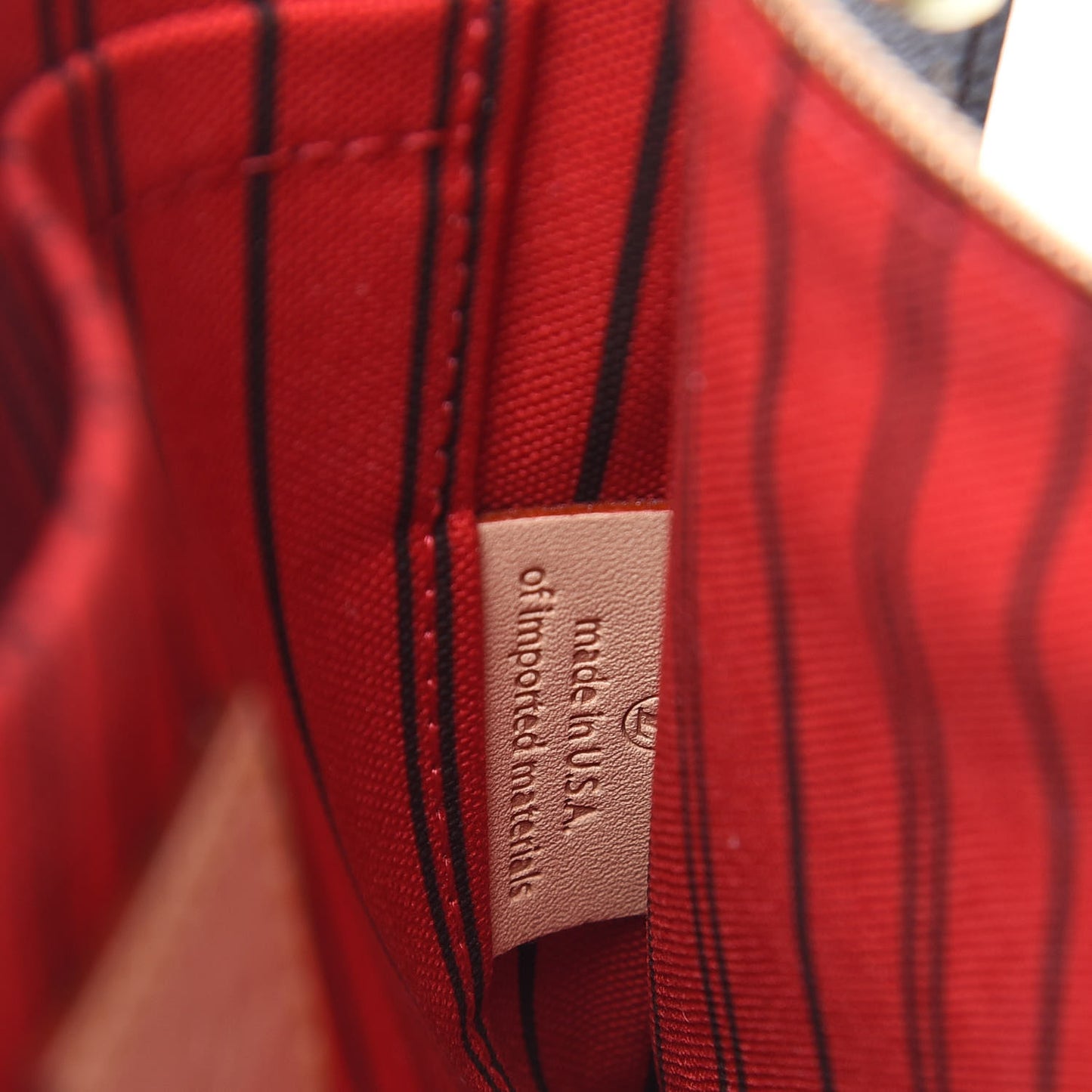 Monogram Neverfull MM GM Pochette Cherry