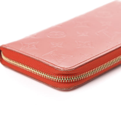Louis Vuitton Vernis Zippy Wallet Orange Sunset 9 of 10