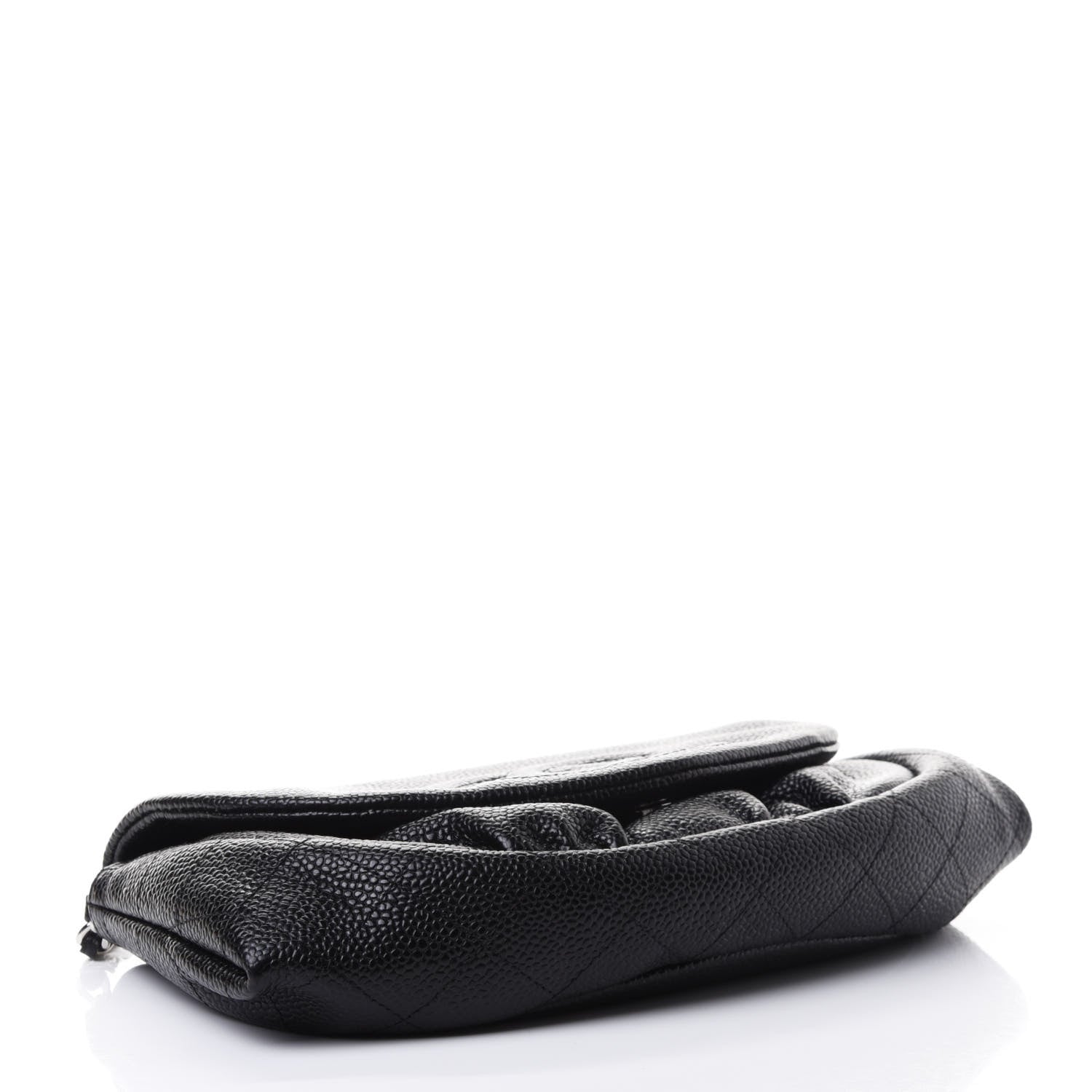 Chanel Caviar Half Moon Wallet On Chain WOC Black 3 of 4