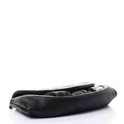Chanel Caviar Half Moon Wallet On Chain WOC Black 3 of 4