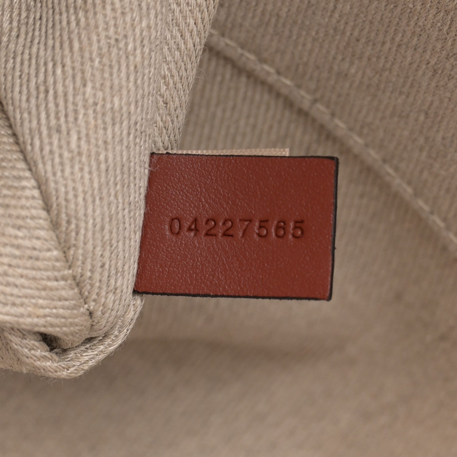 Chloe Linen Calfskin Medium Woody Ribbon Tote White Brown 7 of 10