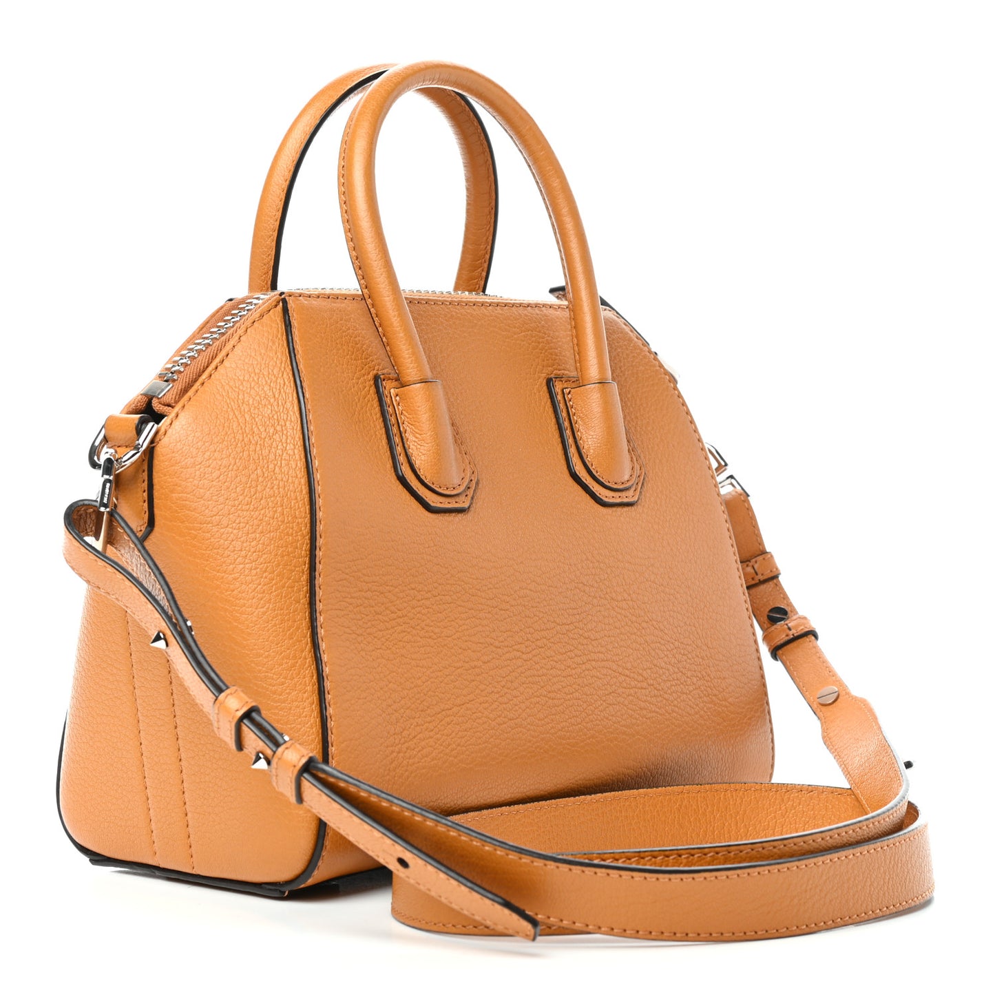 Sugar Goatskin Mini Antigona Amber