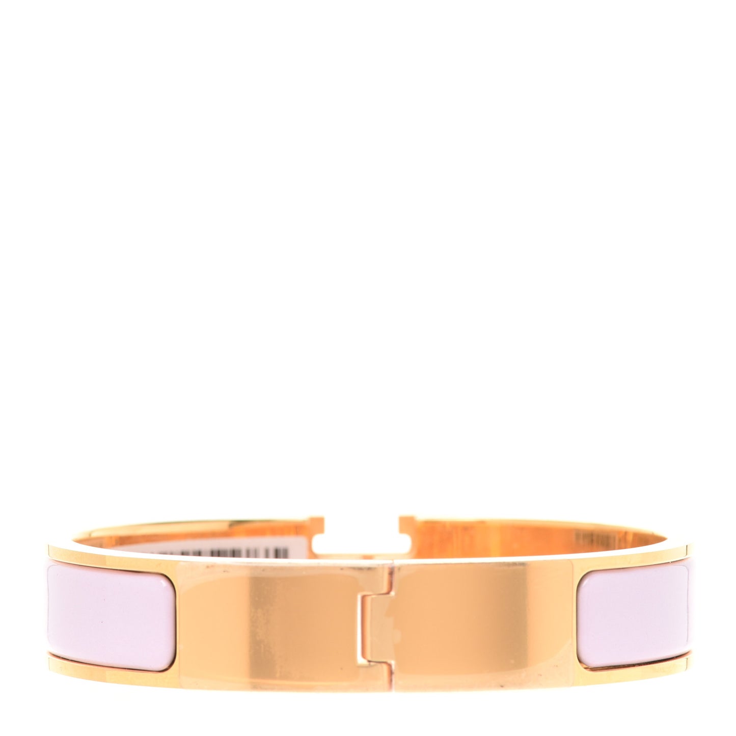 Enamel Narrow Clic Clac H Bracelet PM Rose Dragee