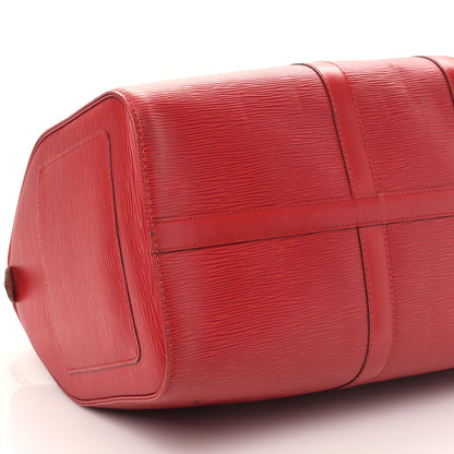 Louis Vuitton Epi Keepall 45 Castillan Red 8 of 10
