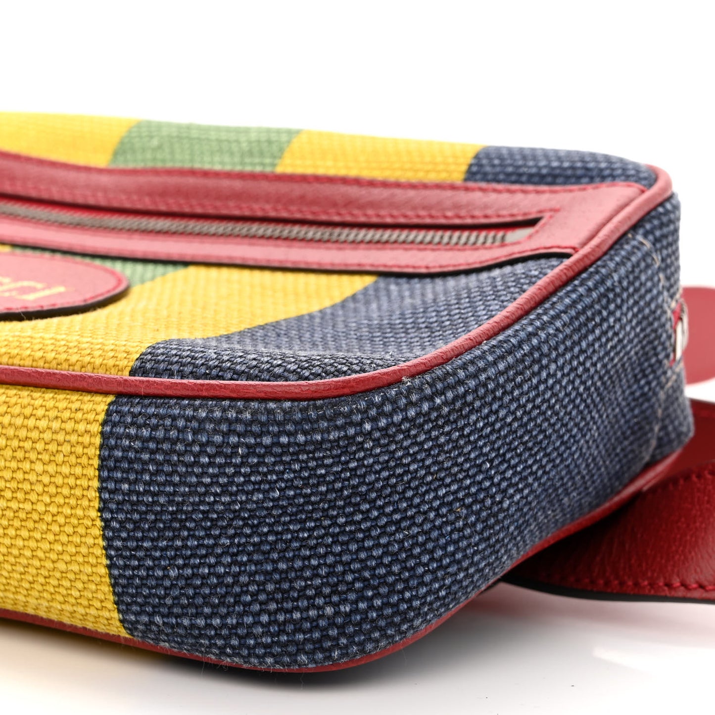 Canvas Marley Stripe Script Logo Gucci Belt Bag 100 40 Multicolor