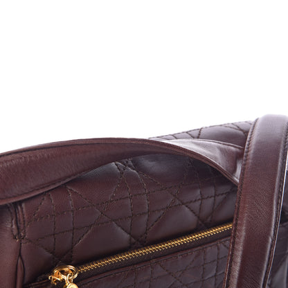 Christian Dior Lambskin Cannage Crossbody Flap Brown 14 of 16