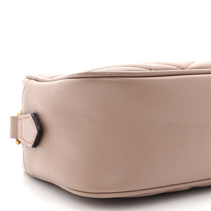 Gucci Calfskin Matelasse Small GG Marmont Chain Shoulder Bag Porcelain Rose 9 of 11