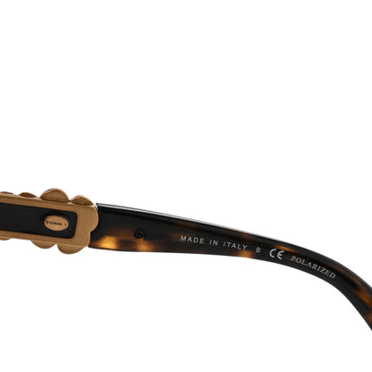 Chanel Acetate Polarized Bijou Cat Eye Sunglasses 5354 Black 6 of 7