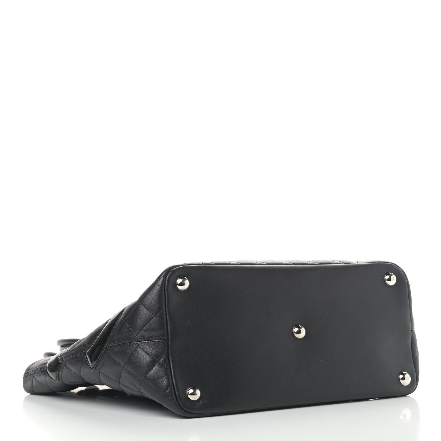 Chanel Calfskin Quilted Large Cambon Tote Black 4 of 9