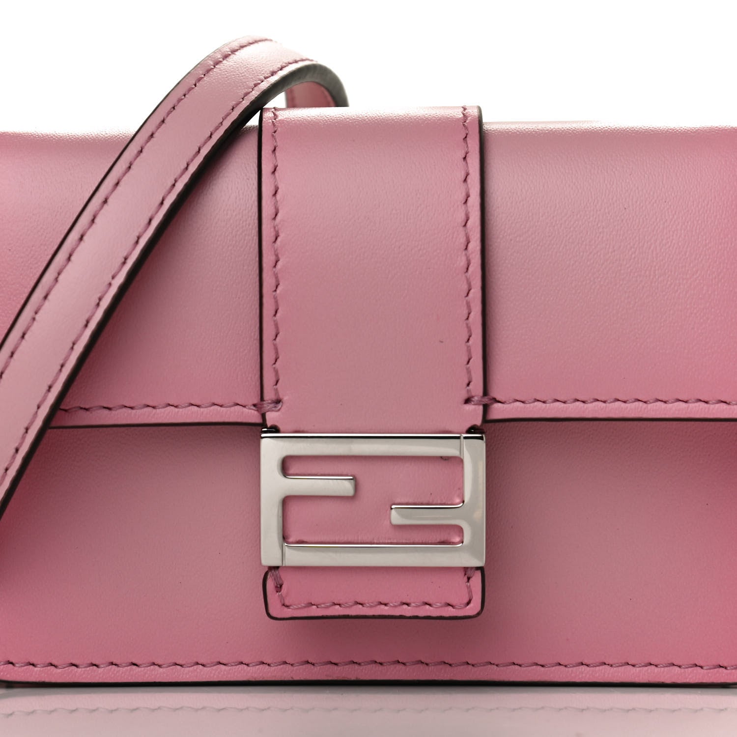 Fendi Vitello King Tamponato Micro Flat Baguette Acquerello 9 of 12