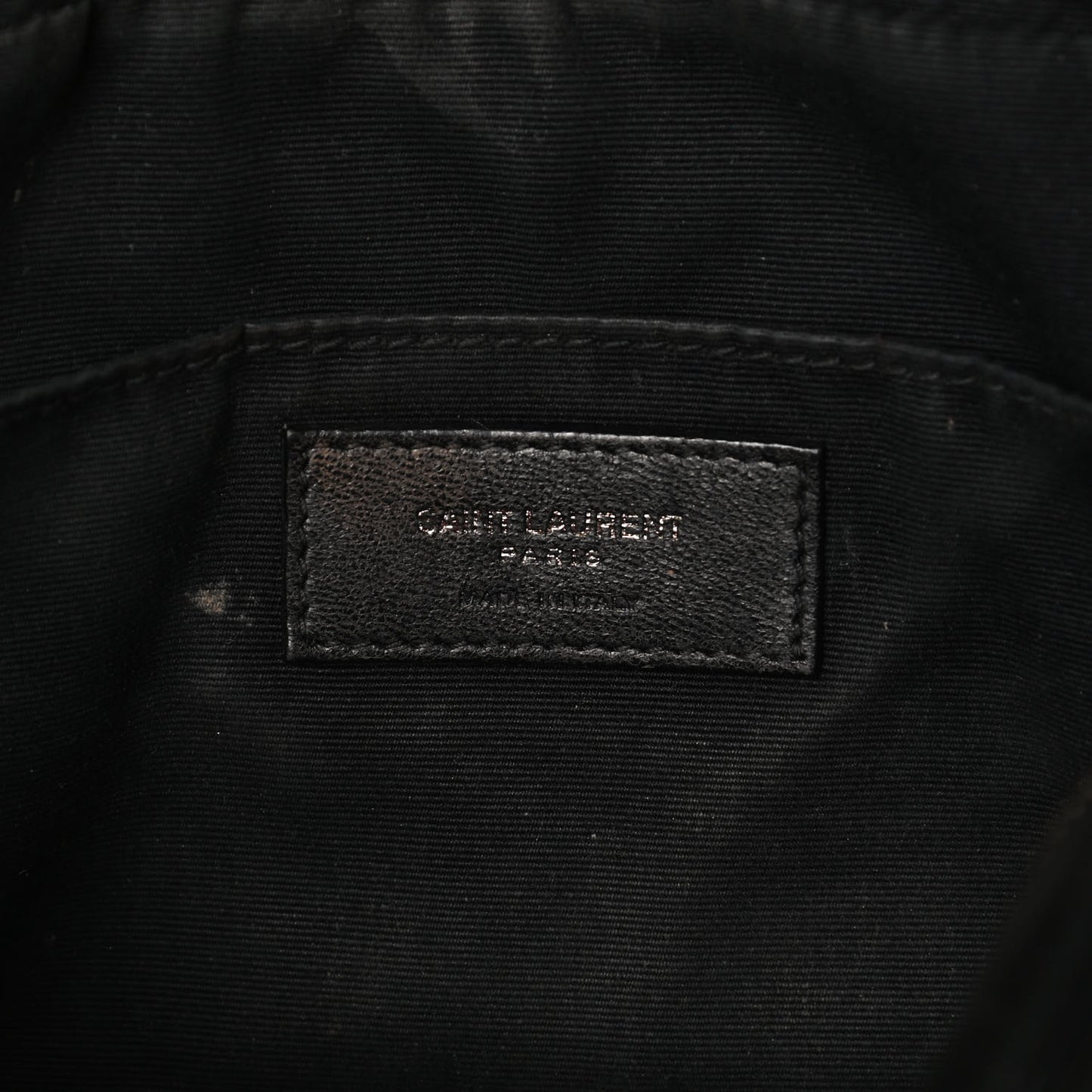 Calfskin Matelasse Monogram Lou Camera Bag Black