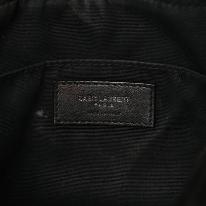 Saint Laurent Calfskin Matelasse Monogram Lou Camera Bag Black 6 of 17
