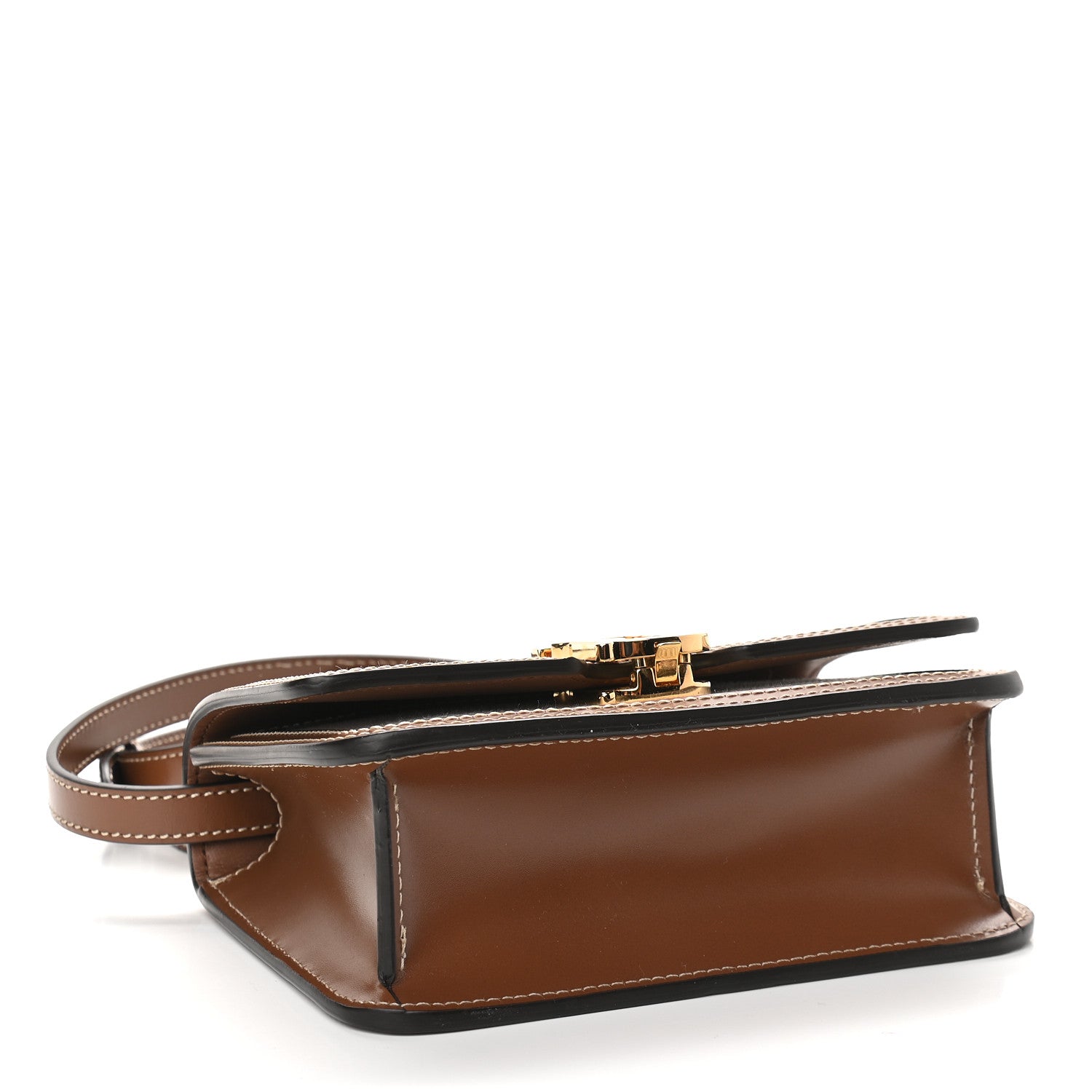 Burberry Canvas Calfskin Small TB Bag Natural 4 of 9