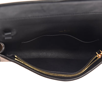 Louis Vuitton Calfskin Reverse Monogram Column Clutch 5 of 11