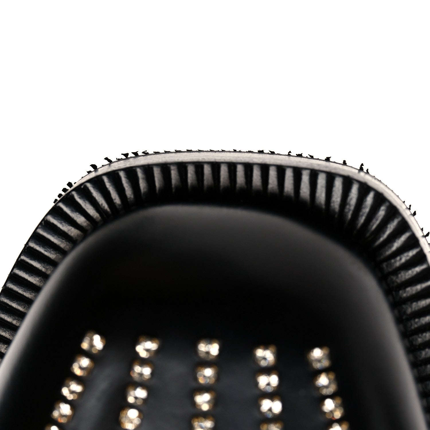 Gucci Calfskin Crystal Mens Lace Up Shoes 9.5 Black 9 of 9