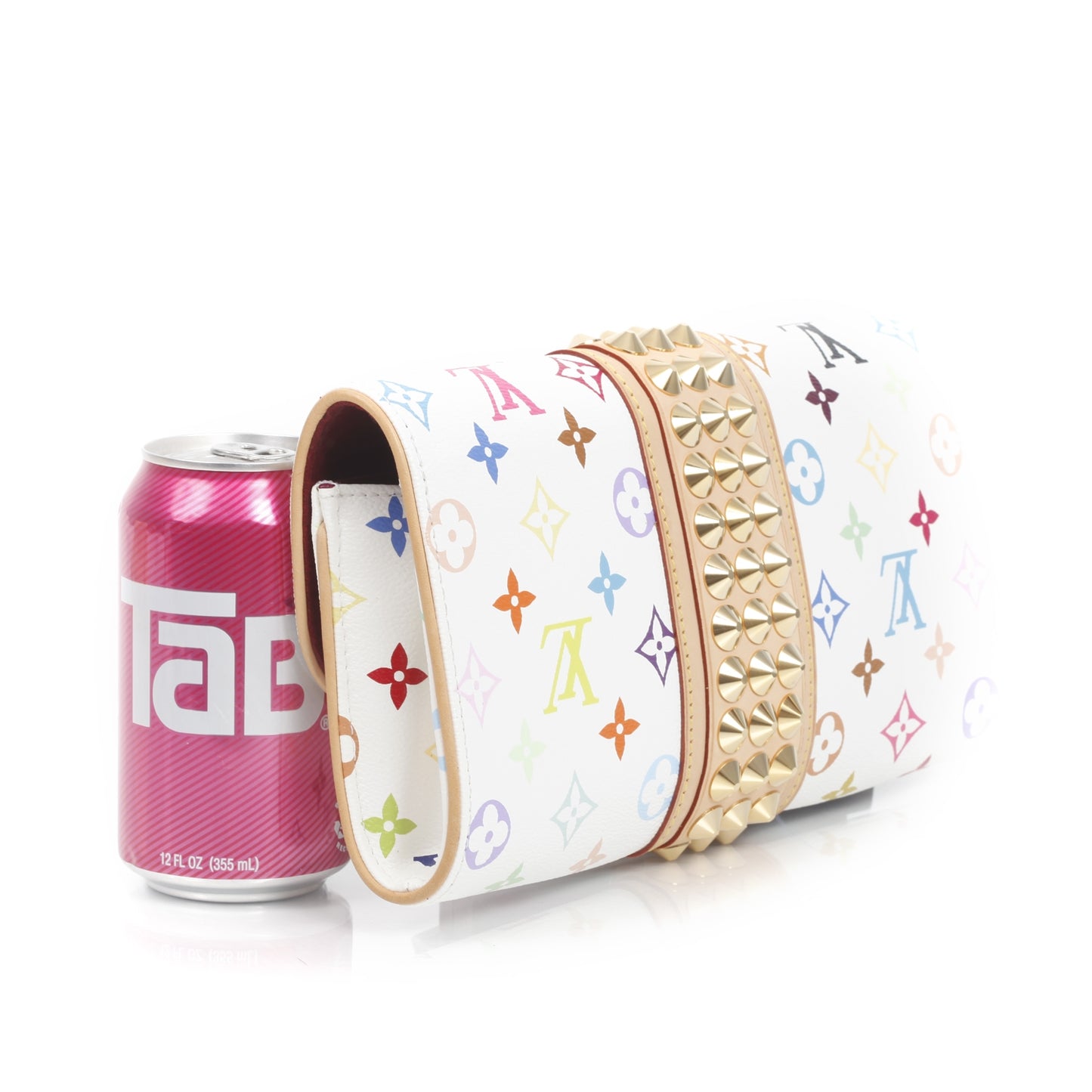 Monogram Multicolor Courtney Clutch White