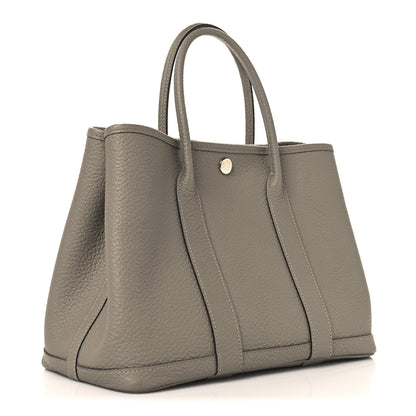 Hermes Vache Country Garden Party 30 TPM Gris Asphalte 3 of 11