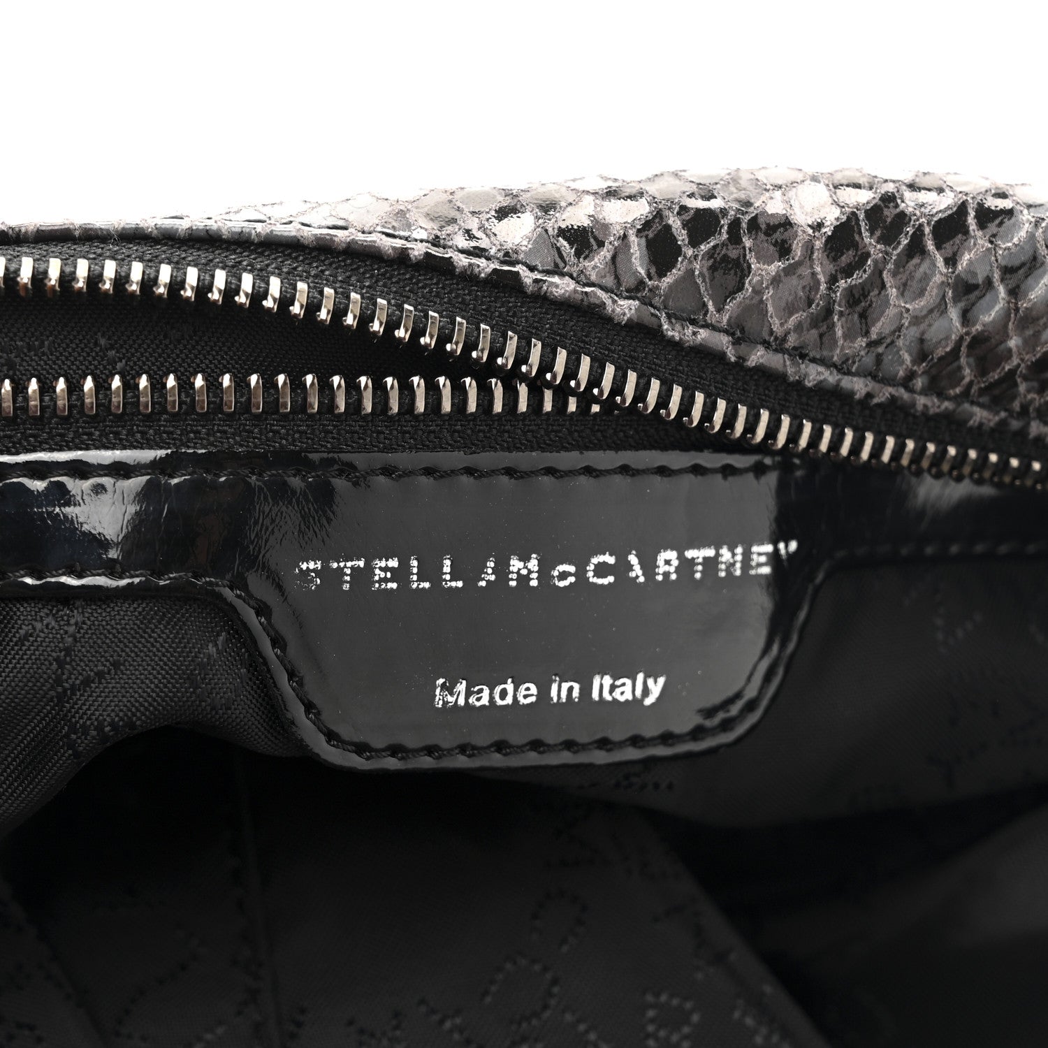 Stella McCartney Eco Python Big Falabella Hobo Dark Grey 7 of 11