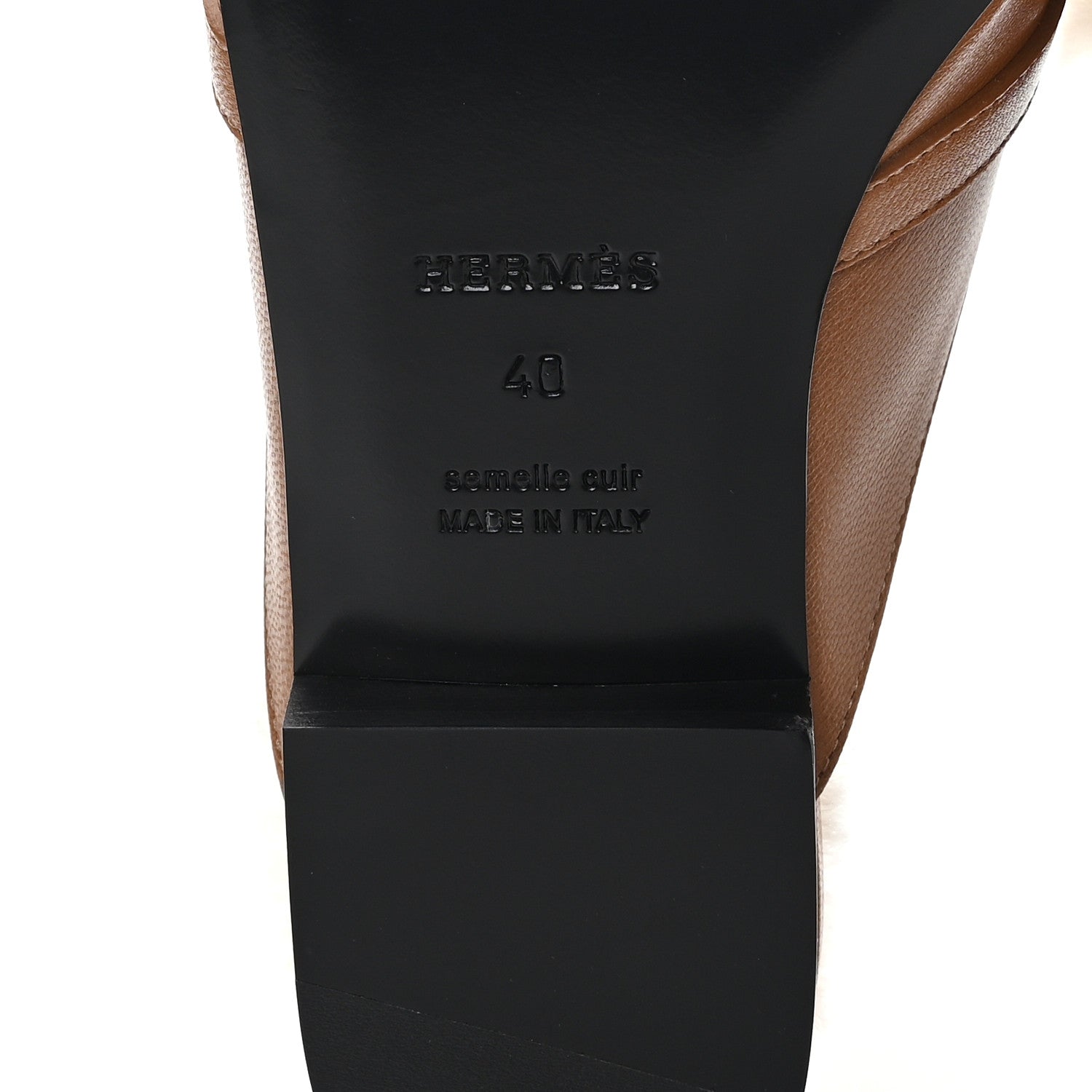 Hermes Goatskin Shearling Womens Oz Mules 40 Naturel Ecru 7 of 9