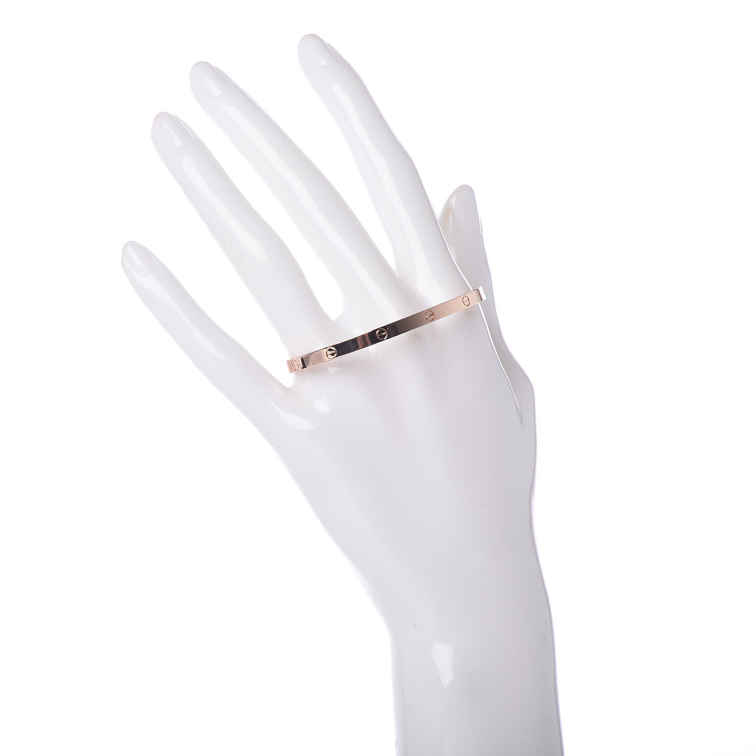 Cartier 18K Pink Gold Small LOVE Bracelet 16 2 of 5