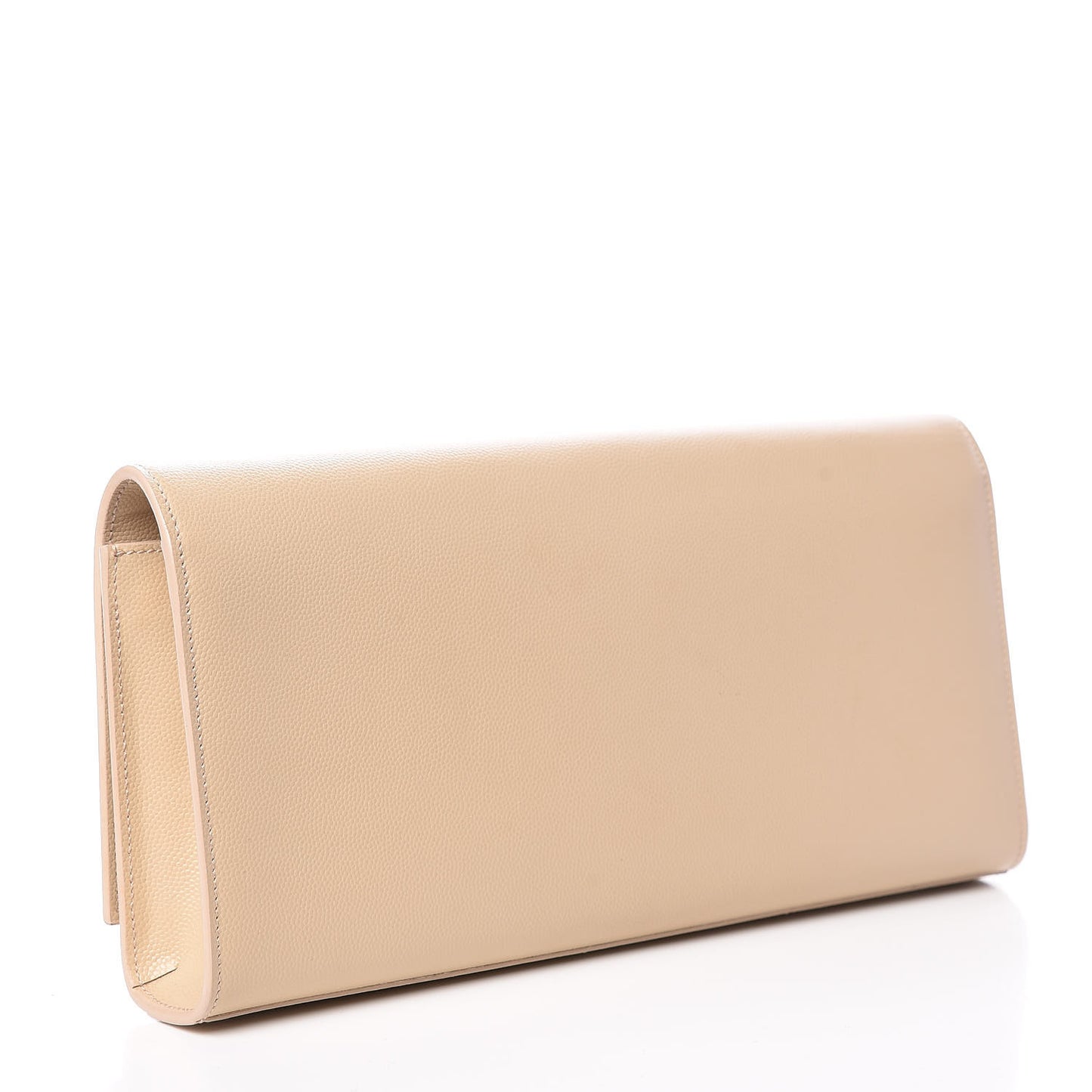 Grain De Poudre Classic Monogram Cassandre Clutch Nude Powder