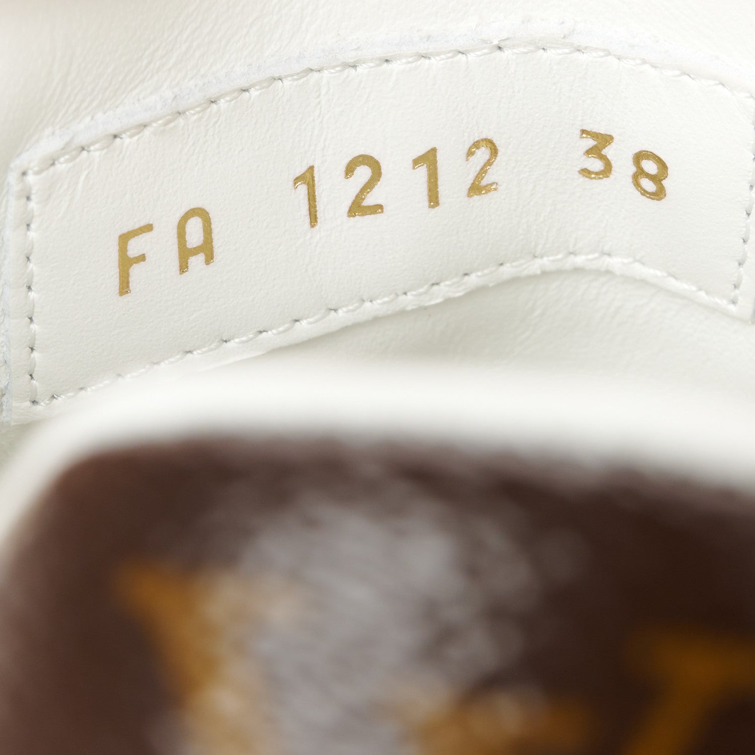 Louis Vuitton Calfskin Monogram Debossed Time Out Sneakers 38 White 10 of 11