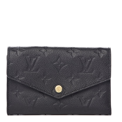 Louis Vuitton Empreinte Compact Curieuse Wallet Black 1 of 7