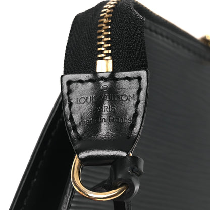 Louis Vuitton Epi Pochette Accessories 24 Black 5 of 10